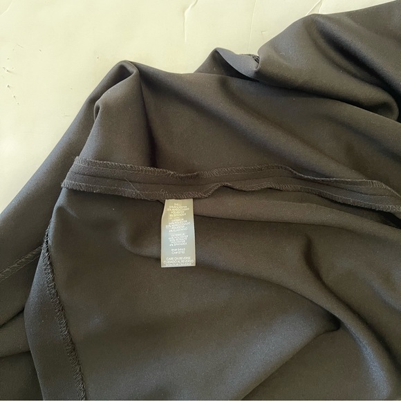 Calvin Klein One Shoulder Black Rhinestone Embellished Sheath Dress - Picture 9 of 9